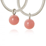 Globe Silver Pendants w. Quartz