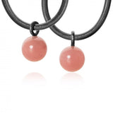 Globe Oxideret Sølv Vedhæng m. Kvarts