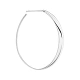 Glow Medium Sølv Hoop