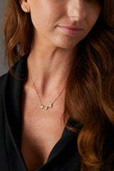 Glory 18K Gold Necklace w. Diamonds