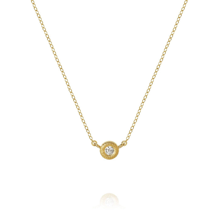 Glory 18K Gold Necklace w. Diamond