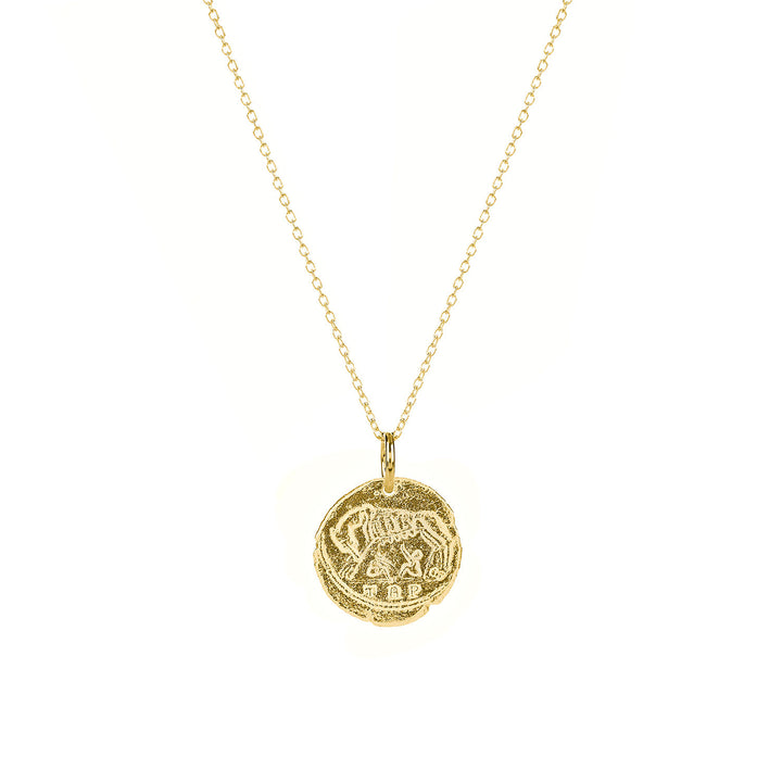 The Roman Coin Halskette I Vergoldet