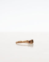Greta Chocolate 18K Gold, Whitegold or Rosegold Ring w. Diamonds