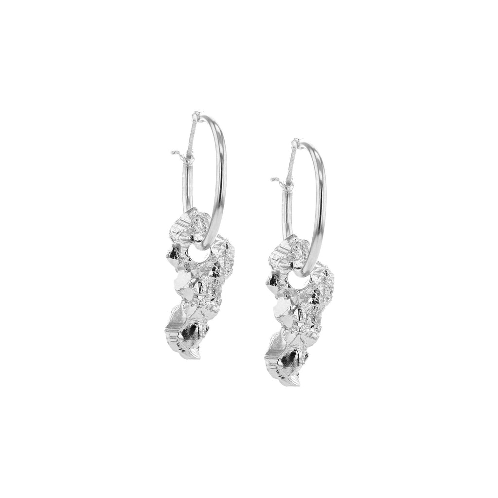 Fool's Silver Earrings