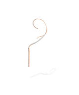 Halo 18K Rosegold Ear Cuff w. Diamonds