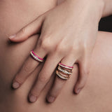 Eternity Ring I 4mm I 18K Gelbgold I Labor-Diamanten