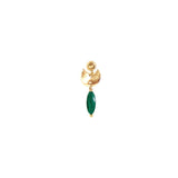 Hiba 14K Goldfilled Stud w. Malachite