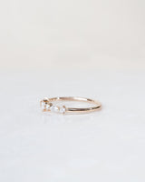 Hilda 18K Guld, Hvidguld eller Rosaguld Ring m. Diamanter