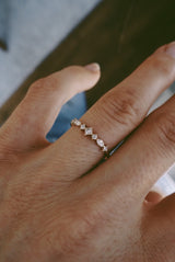 Hilda 18K Guld, Hvidguld eller Rosaguld Ring m. Diamanter