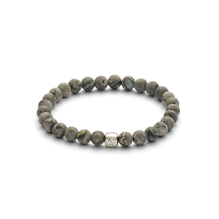 ColorUp Himalaya (6mm) sølv Armbånd