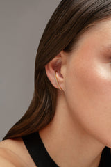 Honeymoon 18K Gold Earring w. Lab-Grown Diamonds