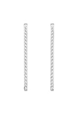 Honeymoon 18K Ohrring aus Weißgold I Labor-Diamanten