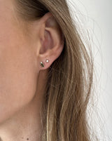 Nord Purity S 18K Gold Stud w. Quartz & Diamond