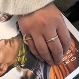 Conscious Heart 18K Gold, Rosegold or Whitegold Ring w. Diamonds