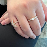 Conscious Heart 18K Gold, Rosegold or Whitegold Ring w. Diamonds