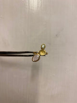 Big holiday Ring Green, Pink