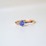 UDSOLGT Monara Nil 18K Guld Ring m. Safirer