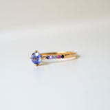 UDSOLGT Monara Nil 18K Guld Ring m. Safirer