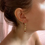 Dafne 14K Goldfilled Stud w. Jasper