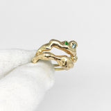 Lunar Eclipse 14K Gold Ring