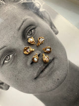 The Coconut Gold Plated Pendant w. Pearls