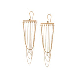 Chandelier 14K Gold Earrings