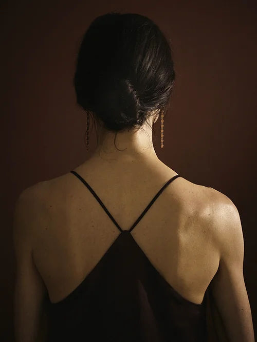 Disc 14K Gold Earrings