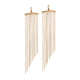 Fringe 14K Gold Earrings