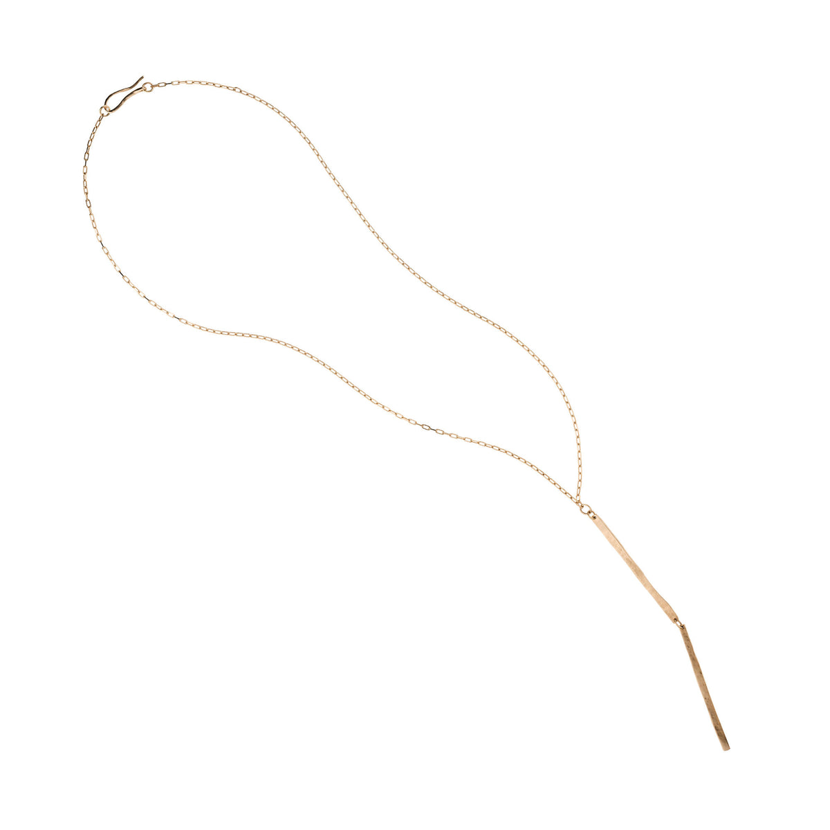 Gold Plate Halskette aus 14K Gold
