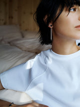 I Taste Silver Earring w. Diamond