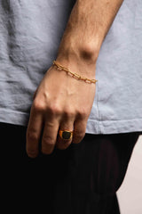 IX Alpha 22K vergoldetes Armband