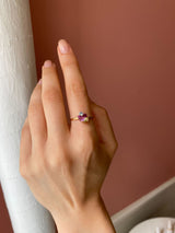 SOLD OUT Monara Mala 18K Gold Ring w. Sapphires