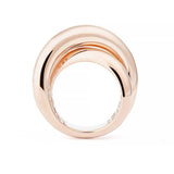 Infinity Loop Big 18K Rosegold Ring