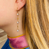 Bubbles Ohrring aus 18K Gold I Perlen