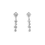 Kite 18K Whitegold Earrings w. Diamonds