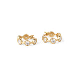 Small On the Rocks Hoops aus 18K Gold I Diamanten