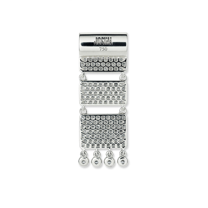 Carpet 18K Whitegold Pendant w. Diamonds