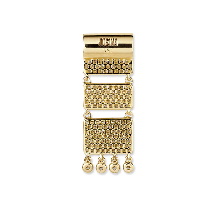 Carpet 18K Gold Pendant w. Diamonds