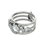 High Five 18K Whitegold Ring w. Diamonds