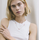 Janni 18K Gold Necklace w. Sapphires