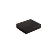 Black Surplus leatherJewellery Box, Small