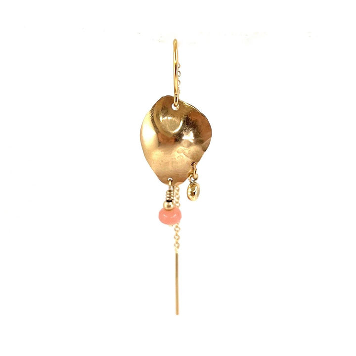 Jodhi goldbesetzter 14K Ohrring I Opal