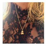 Boo 18K Gold Pendant w. Diamonds