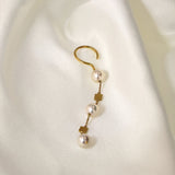 Bubbles Ohrring aus 18K Gold I Perlen