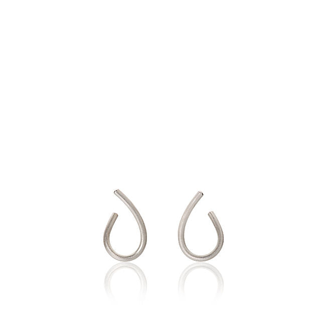 Kleine Kharisma silberne Hoops