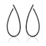 Mega Kharisma oxidierte Ohrringe aus Silber I Diamanten