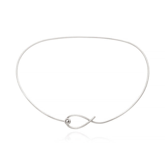 Kharisma silberner Neckring