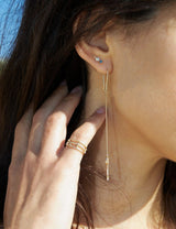 Kinz Key 14K Gold Earring