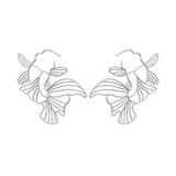 Koi Silver Earrings