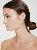 Leah 01 9K Gold Earrings w. Pearls